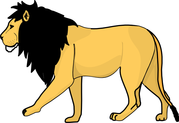 600x414 Lion 12 Clip Art