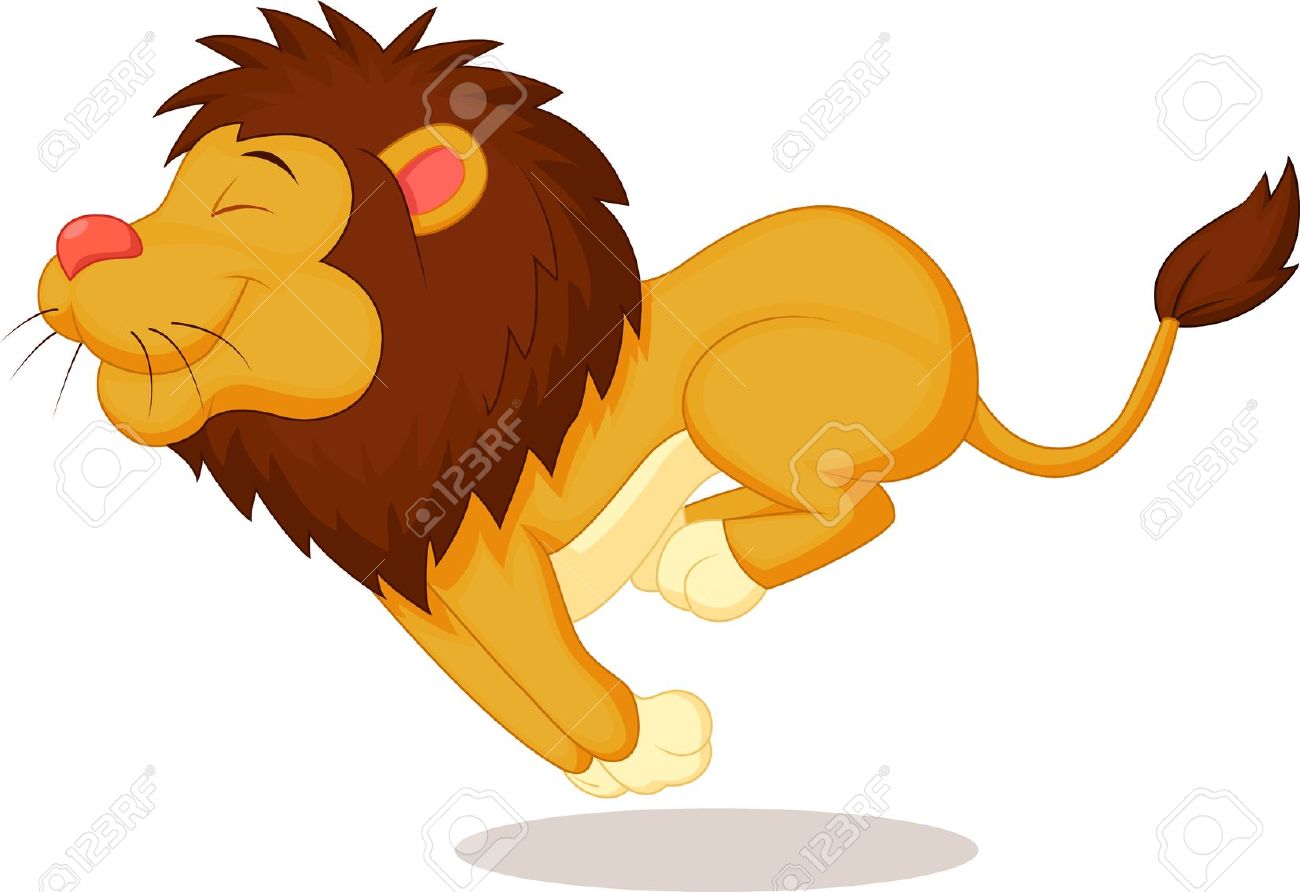 1300x892 Lion Clipart Jump