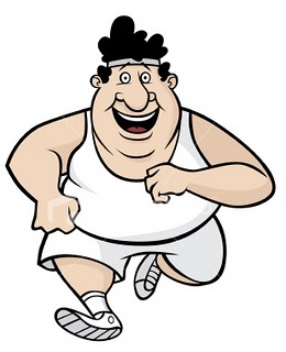 260x320 Fat Person Clip Art