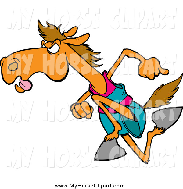 600x620 Horse Racing Clipart