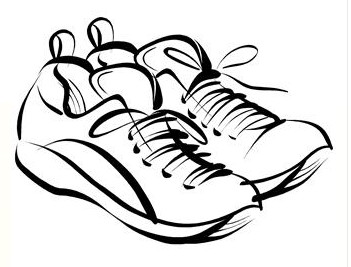 351x267 Running Shoes Drawing Clipart Panda