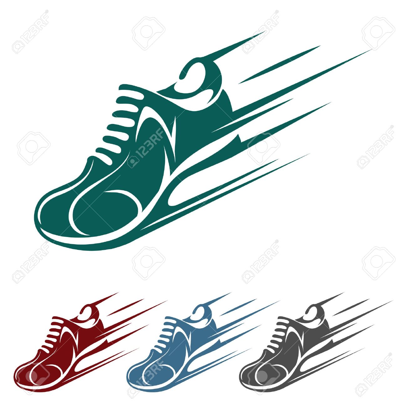 1300x1300 Running Shoes Clipart