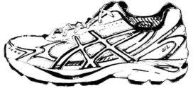 272x125 Shoes Running Shoes Clipart Clip Art Shoe 3