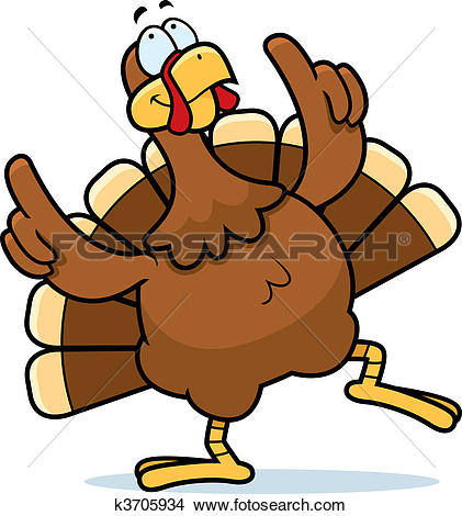421x470 Running Turkey Clipart