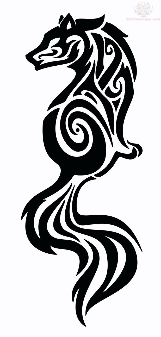 618x1294 Tribal Foxe Fox Tattoo, Tattoo And Tatoo