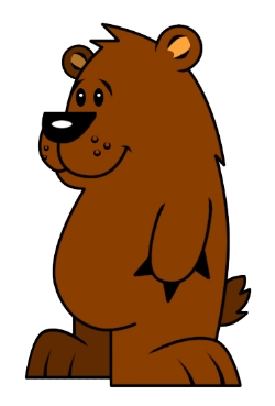 250x369 Royalty Free Cartoon Dog With Bone In Mouth Clip Art Image