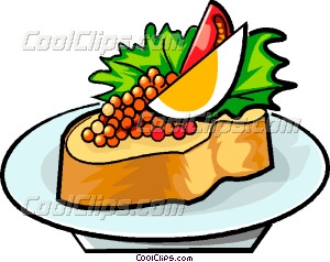 300x238 Russian Sandwich With Red Vector Clip Art