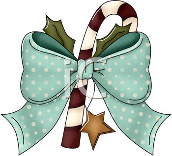 350x318 Royalty Free Clipart Image Rustic Christmas Design Of Candy Cane