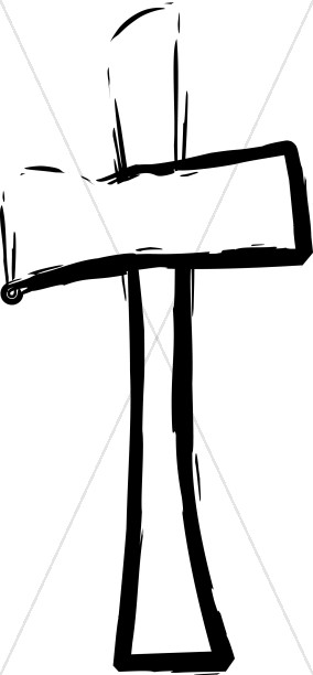 284x612 Rustic Clipart Cross