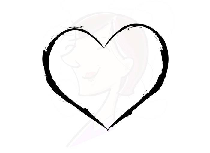 700x509 Love Symbol With Arrow Clipart