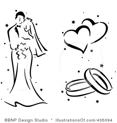 400x420 Wedding Sign Clip Art