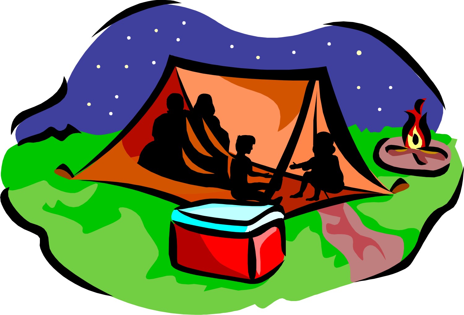 1500x1017 Kids Camping Clipart Dromfib Top 2