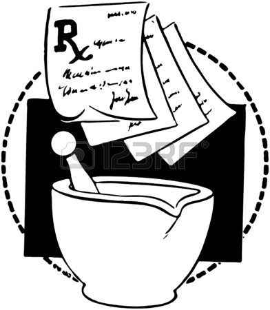 392x450 Rx Pad With Drugs Royalty Free Cliparts, Vectors, And Stock