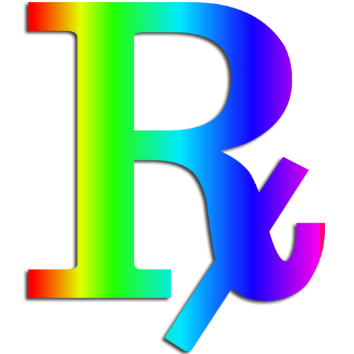512x512 Rainbow Rx Clipart Image