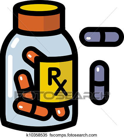 425x470 Stock Illustration Of Illustration Of Prescription Drugs K10358535