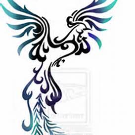 273x273 Simple Feminine Phoenix Tattoo Designs Tattoos
