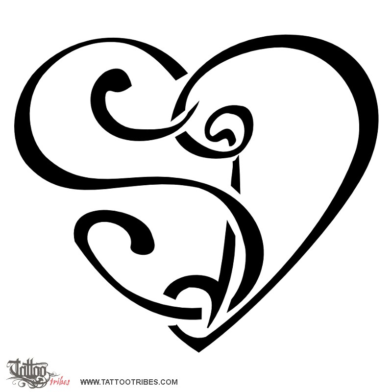 800x800 Tattoo Of S D Heart, Union Tattoo
