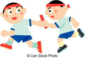 282x194 Race Clipart Relay Race