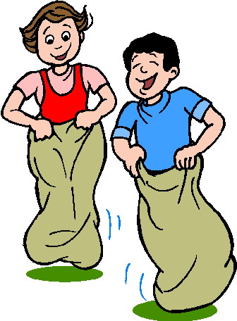 336x456 Racing Clipart Potato Sack Race
