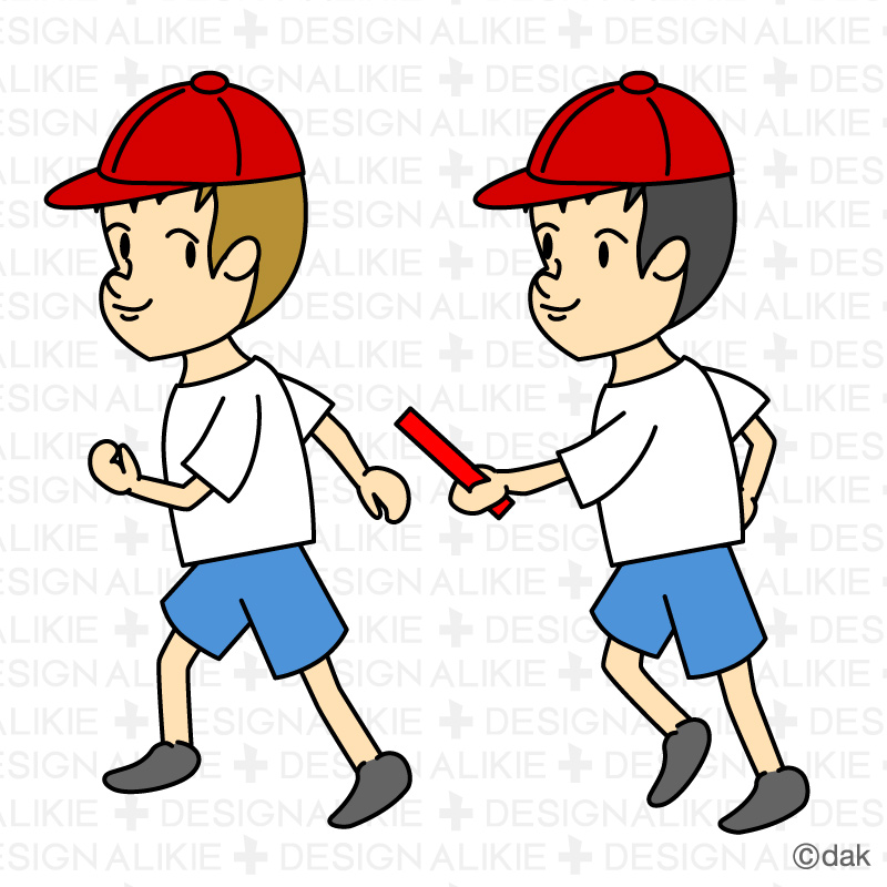 800x800 Relay Race Clipart