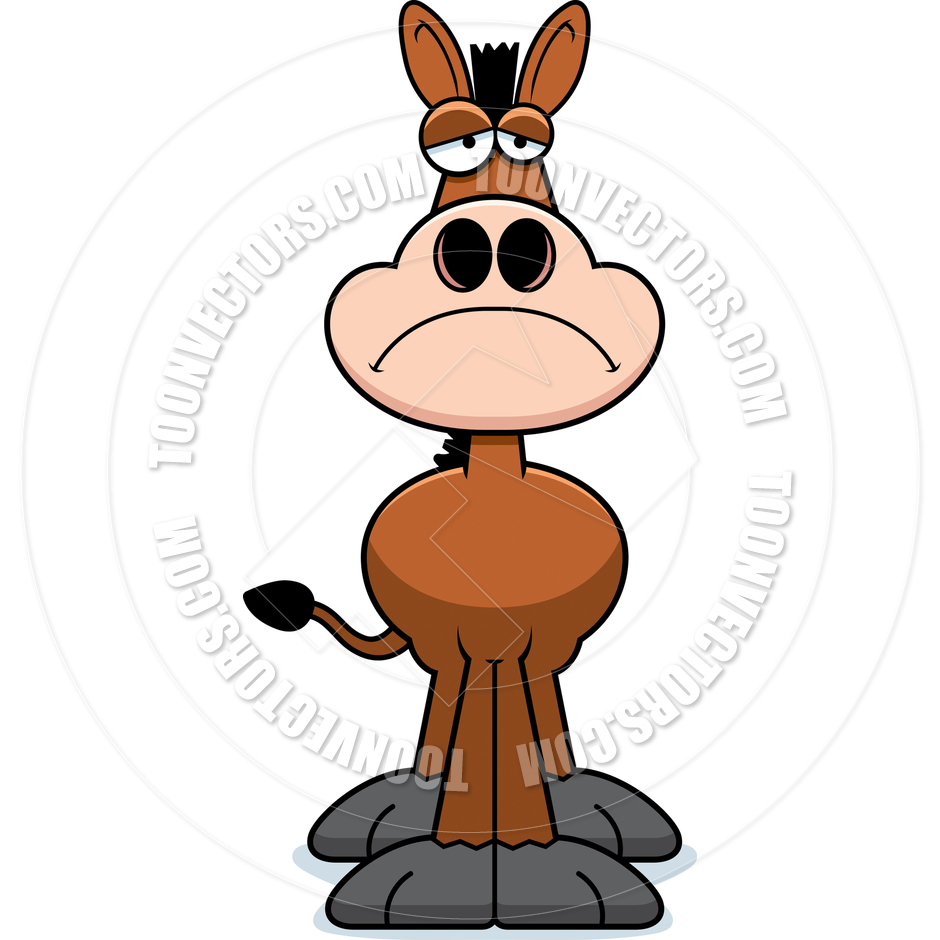 940x940 Donkey Clipart Sad