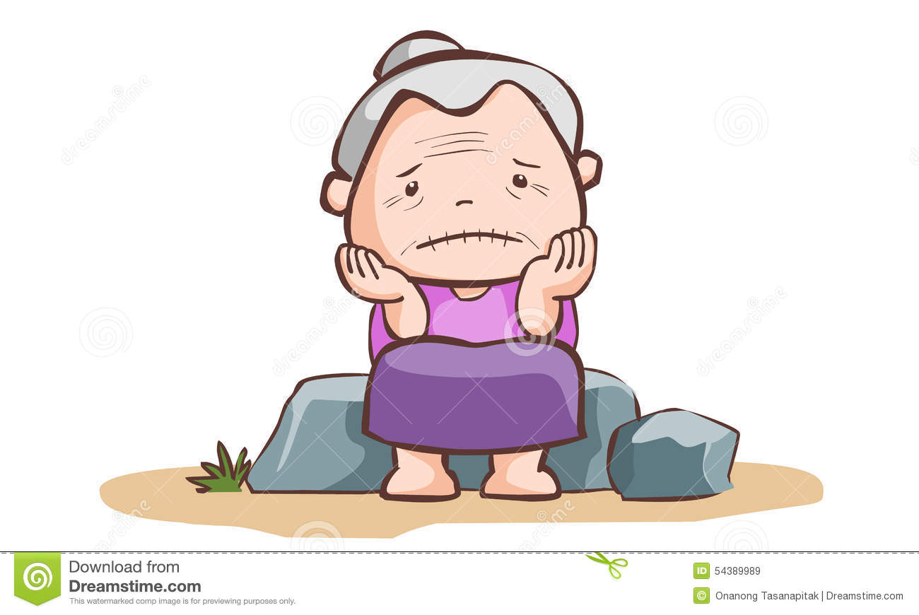1300x870 Sad Clipart Elderly