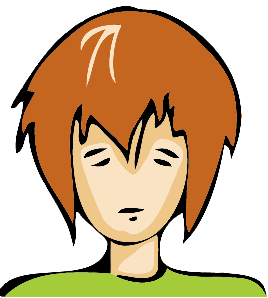 534x595 Sad Person Clip Art