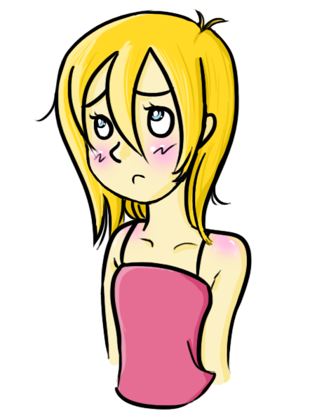 452x600 Sad Cartoon Girl