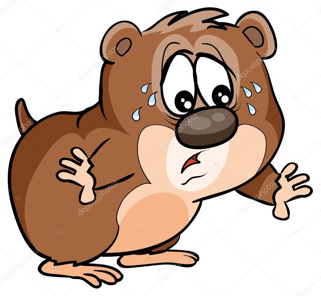 1023x945 Sad Cartoon Hamster Stock Vector Kopirin
