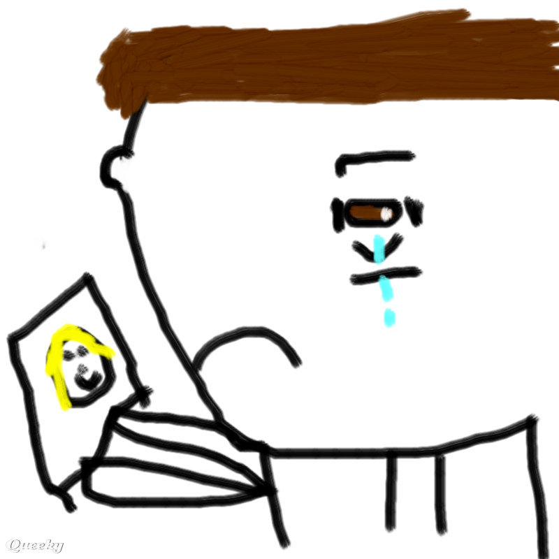 800x800 Cartoon Sad Person