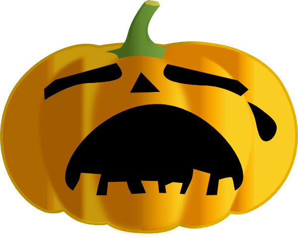 600x479 Sad Clipart Pumpkin