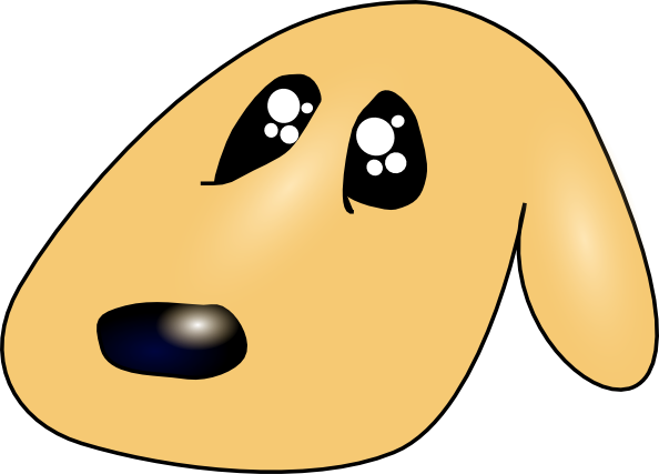 594x427 Ericlemerdy Cute Sad Dog Clip Art