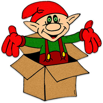 350x350 Moving Clipart Elf