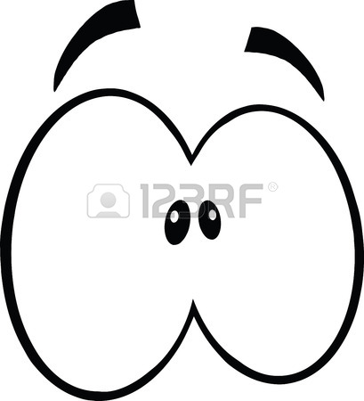 409x450 Outlined Sad Cartoon Eyes Royalty Free Cliparts, Vectors,