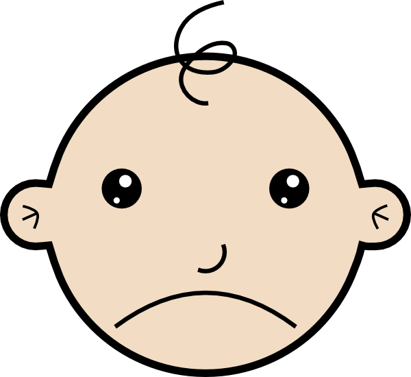 600x550 Sad Baby Clip Art