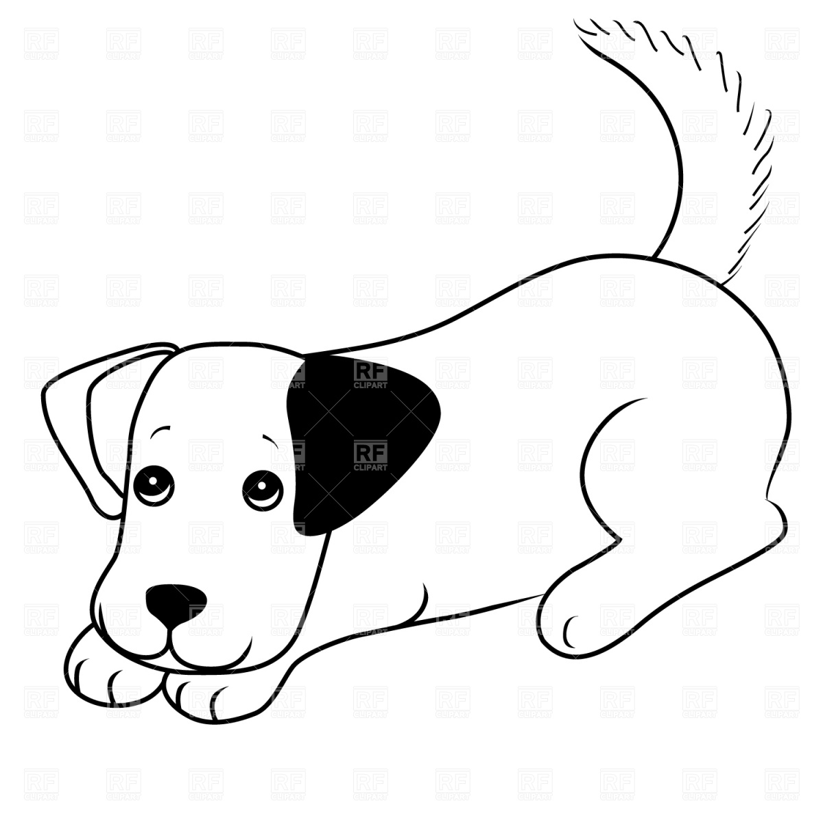 1200x1200 Sad Puppy Face Clipart