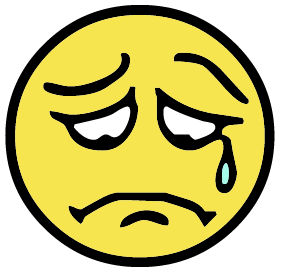 283x274 Sad Face Crying Clipart
