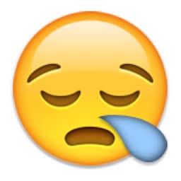 256x256 Sleepy Face, Sad Face Or Shocked Face The Emoji Identity Crisis