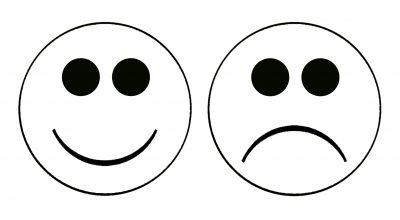 400x220 Happy And Sad Face Clipart 101 Clip Art