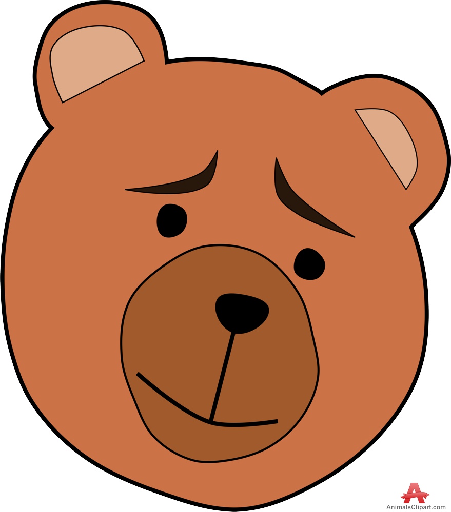 879x999 Sad Bear Clip Art