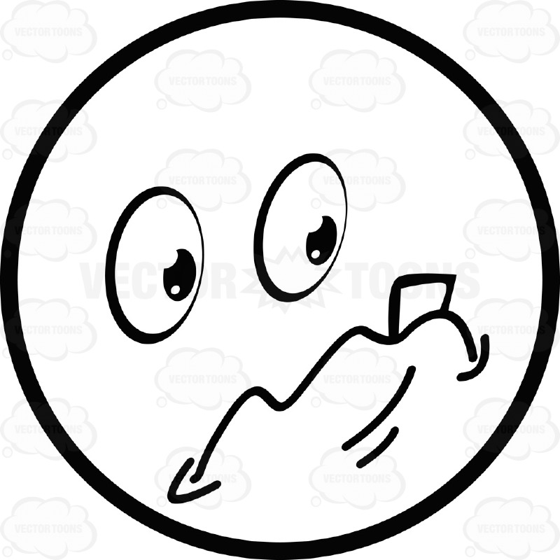 800x800 Cartoon Sad Face Black And White