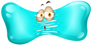 300x152 Sad Face On Jelly Bean Illustration Royalty Free Stock Image