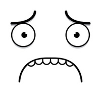 200x200 Sad Facial Expressions Vector Stock Vector