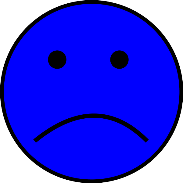600x600 Cartoon Sad Faces Clip Art