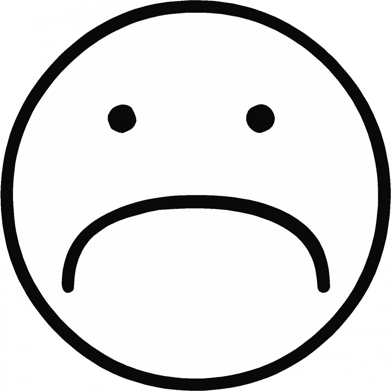 1280x1279 Happy And Sad Face Clipart