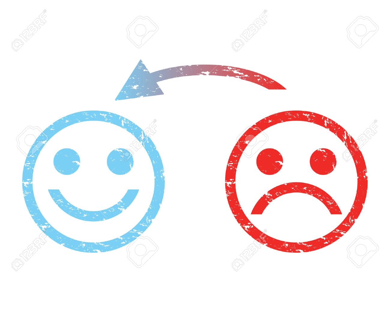 1300x1042 Sad Face To A Happy Face Royalty Free Cliparts, Vectors, And Stock