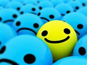300x225 One Happy Face Out Of All The Sad Faces Art