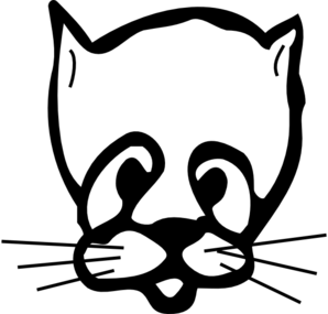 298x285 Sad Cat Face Drawing Png, Svg Clip Art For Web
