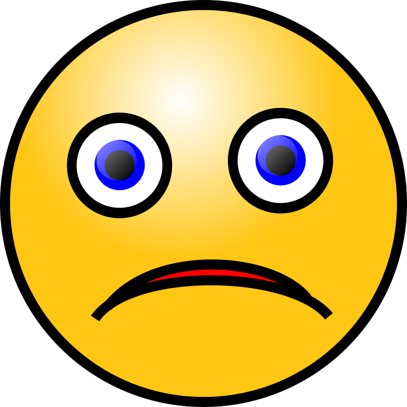 800x800 Sad Face Clipart
