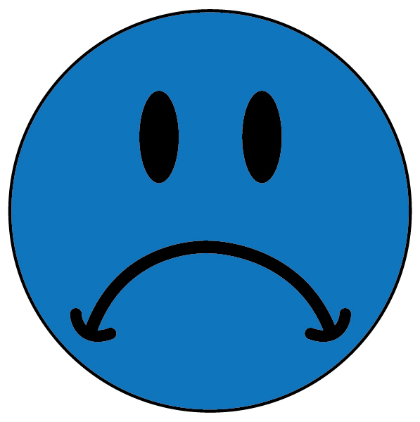 597x600 Sad Smiley Face Clip Art Clipart